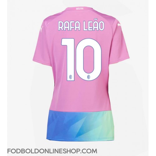AC Milan Rafael Leao #10 Tredjetrøje Dame 2023-24 Kortærmet